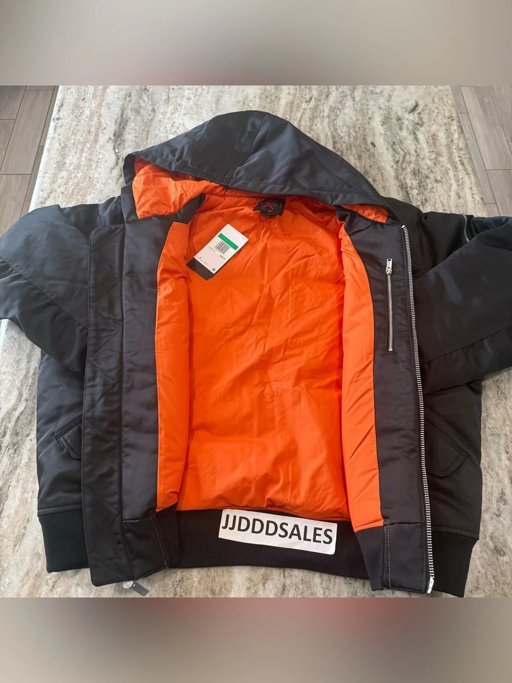NIKE AIR JORDAN Renegade Flight Therma-FIT Hooded Jacket HV0540-010 Men’s Sz XL